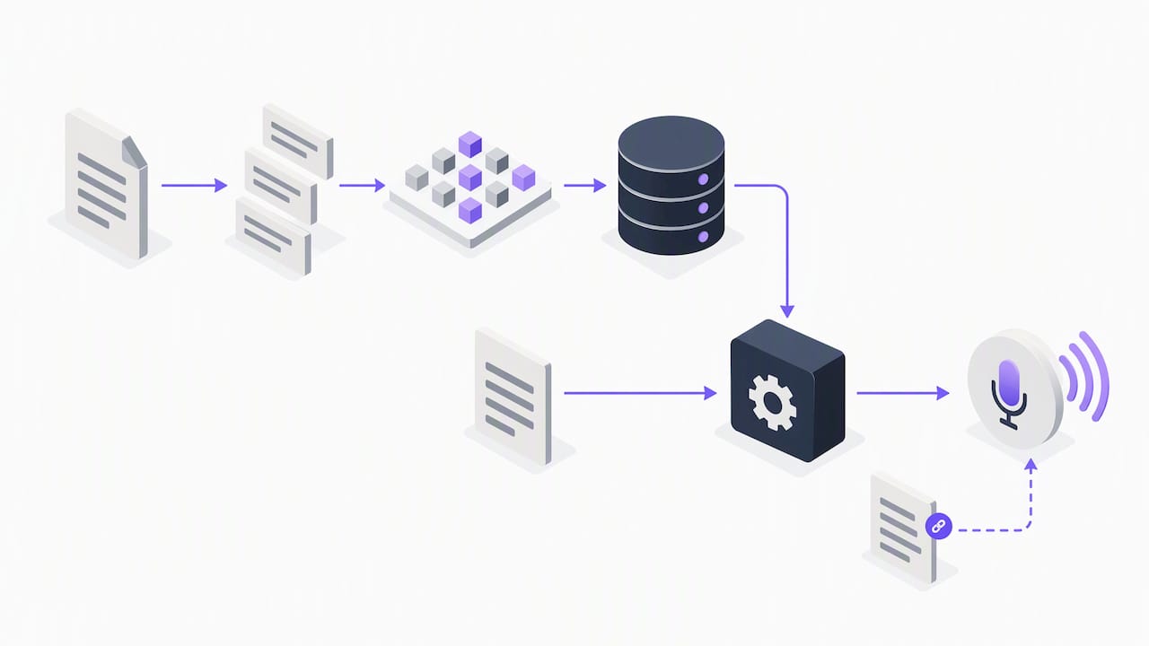 Knowledge base retrieval API flow