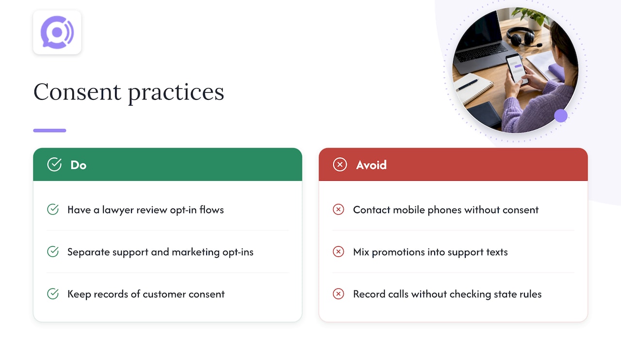 The compliance question for both channels — overview diagram